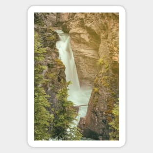 Johnston Canyon Falls Sticker